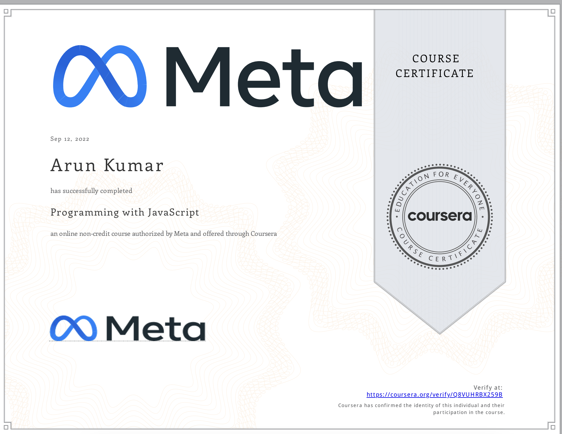 Certificate 11